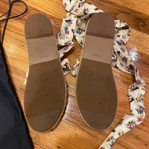 PRADA LACE UP SANDALS WITH BOX SIZE 38 - Picture 3 of 16